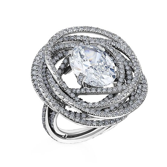 Кольцо Chanel  с бриллиантами