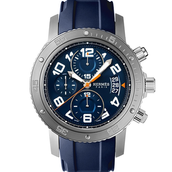 Hermes clipper clearance chronograph watch