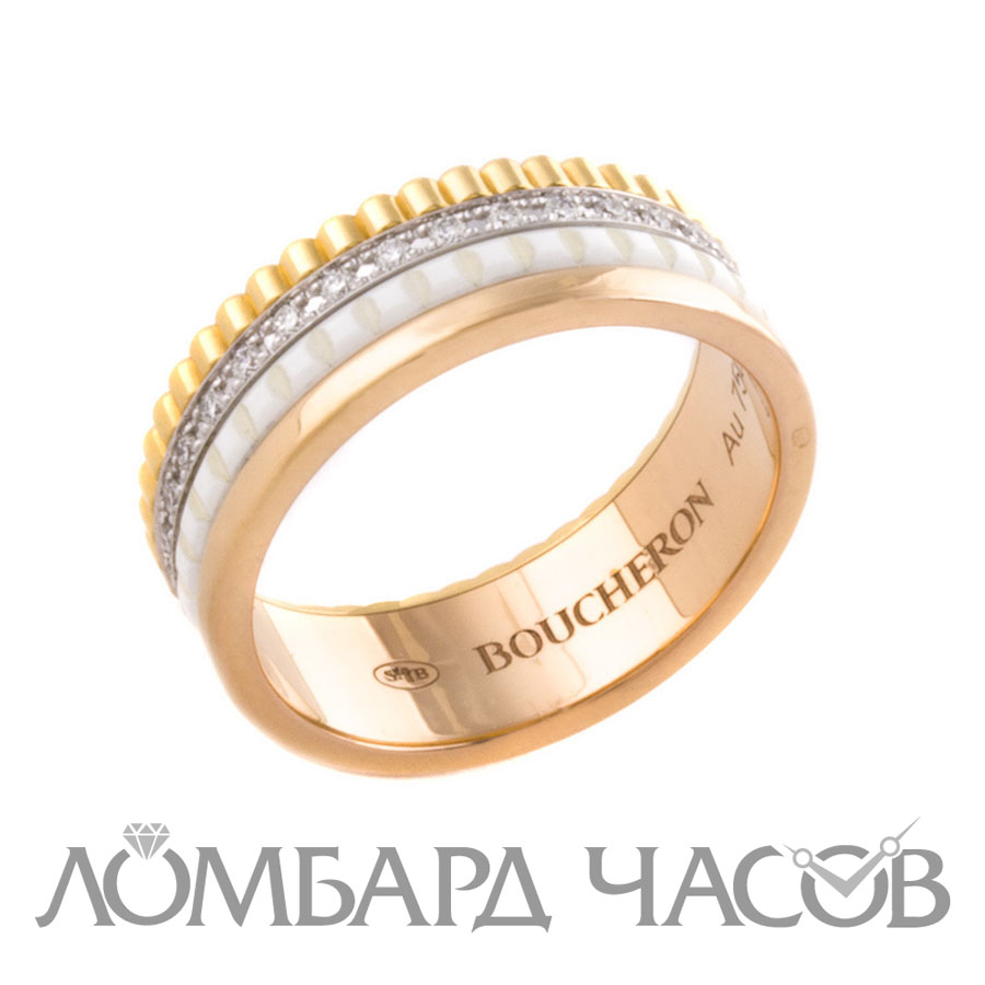 Кольцо Boucheron Quatre с бриллиантами