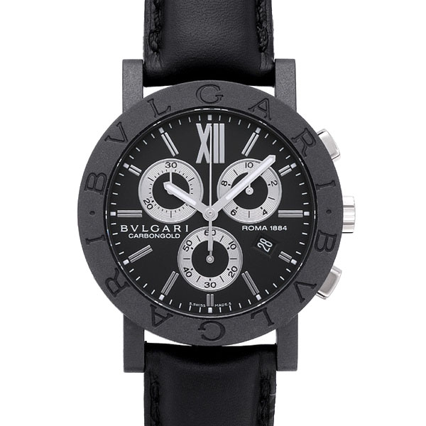Bvlgari Carbon Gold Chronograph Roma 1804