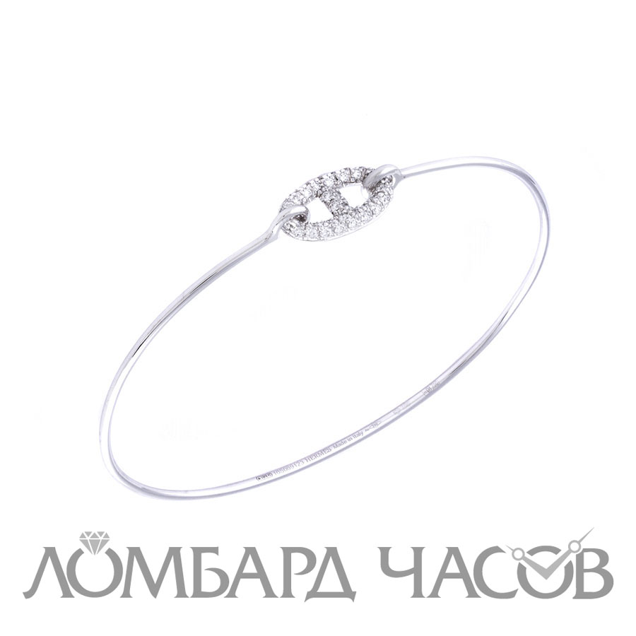 Браслет Hermes  из белого золота с бриллиантами