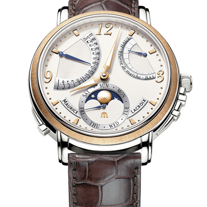 Швейцарские часы Maurice Lacroix Masterpiece Lune Retrograde