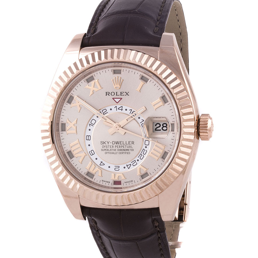 Швейцарские часы Rolex Sky-Dweller Everose Gold 42mm