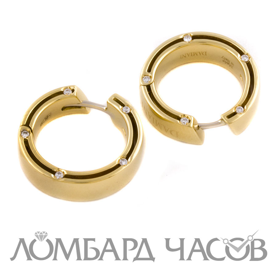 Серьги Damiani  D.Side Brad Pitt