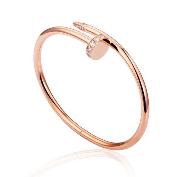 Браслет Cartier Juste Un Clou Bracelet Pink Gold Diamonds