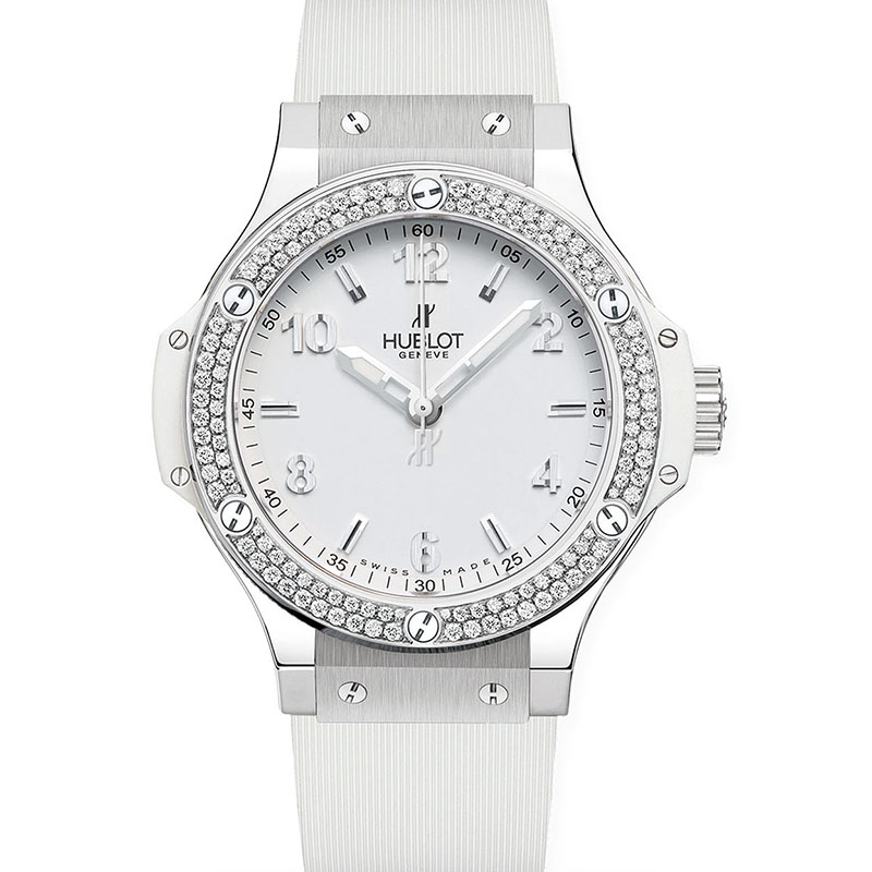 Швейцарские часы Hublot BIG BANG STEEL WHITE DIAMONDS