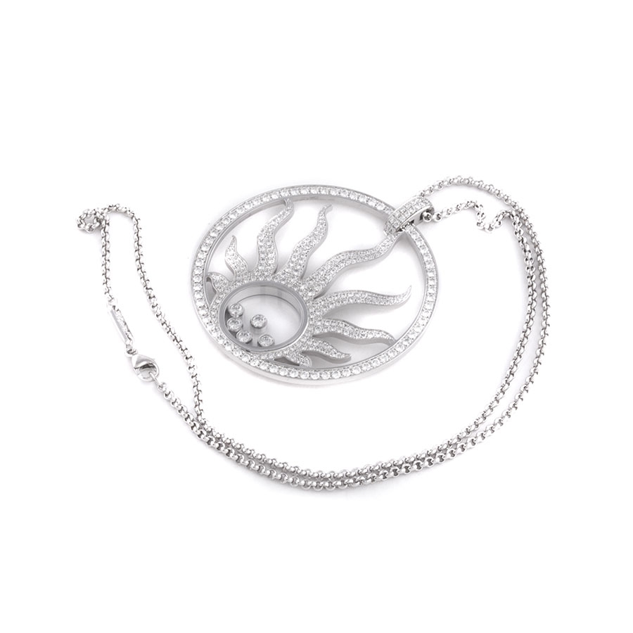 Chopard Happy Diamonds Sun Pendant Necklace 1571