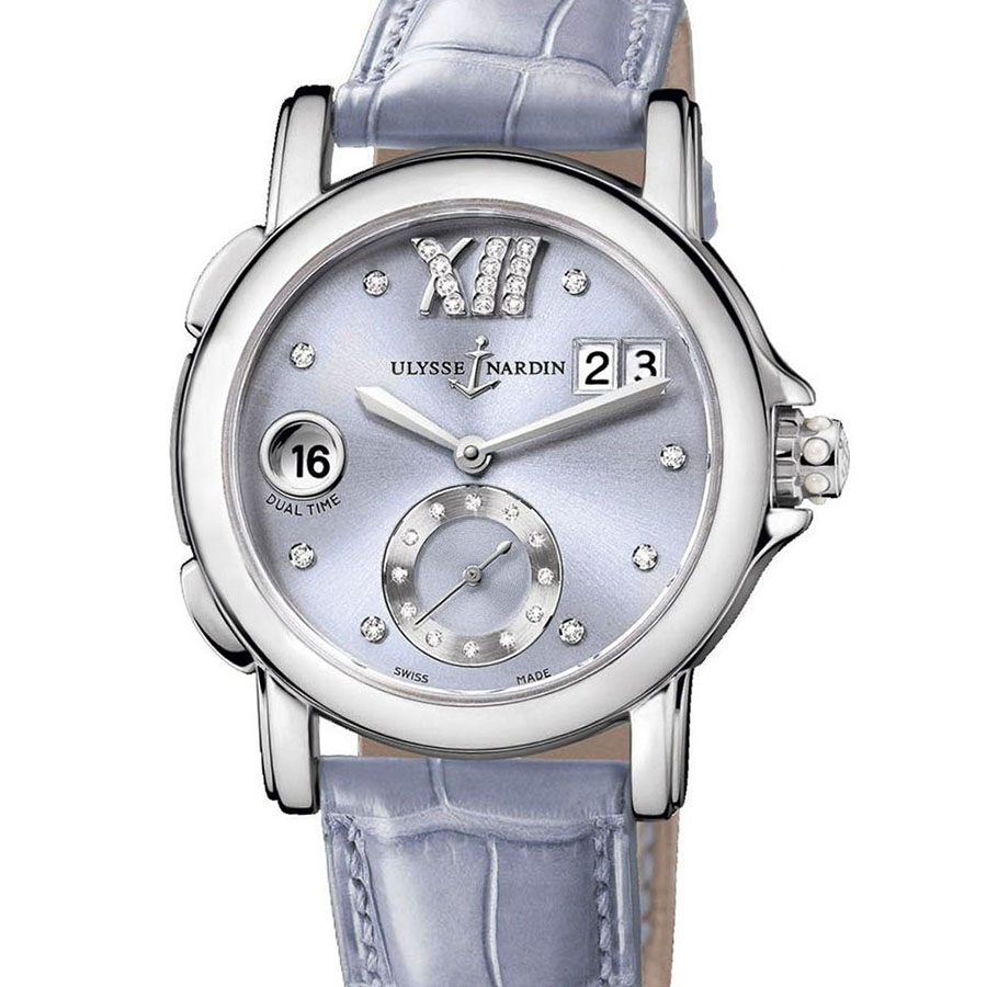 Швейцарские часы Ulysse Nardin Dual Time Ladies GMT Big Date 37mm