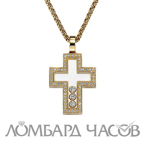 Подвеска Chopard Cross Pendant Diamonds