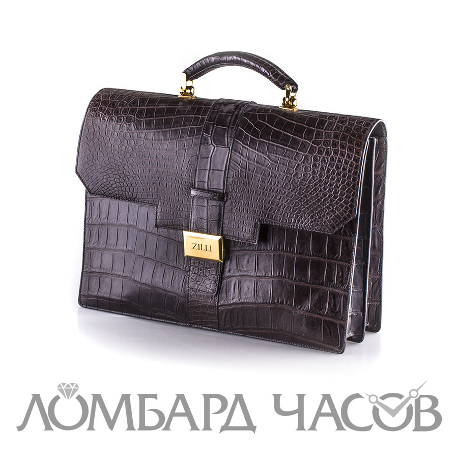 Аксессуар Zilli Портфель из аллигатора