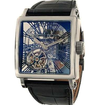 Швейцарские часы Roger Dubuis Square Skeleton Tourbillon Titanium