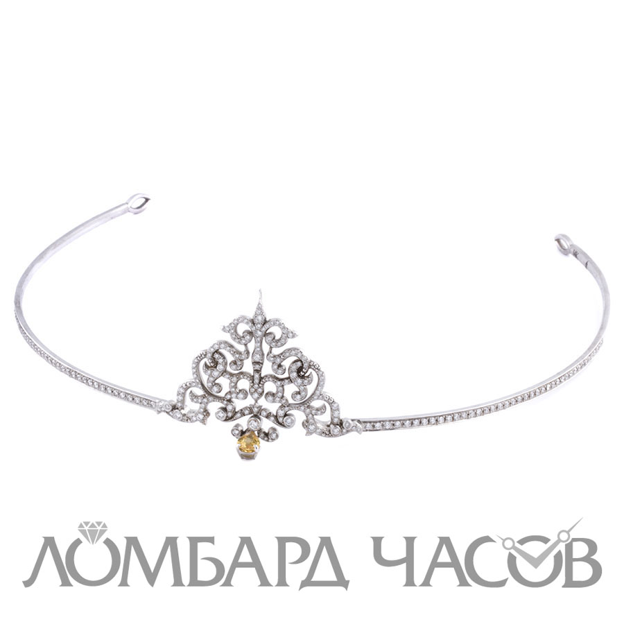 Набор Axenoff Jewellery Тиара Alla Rose с бриллиантами