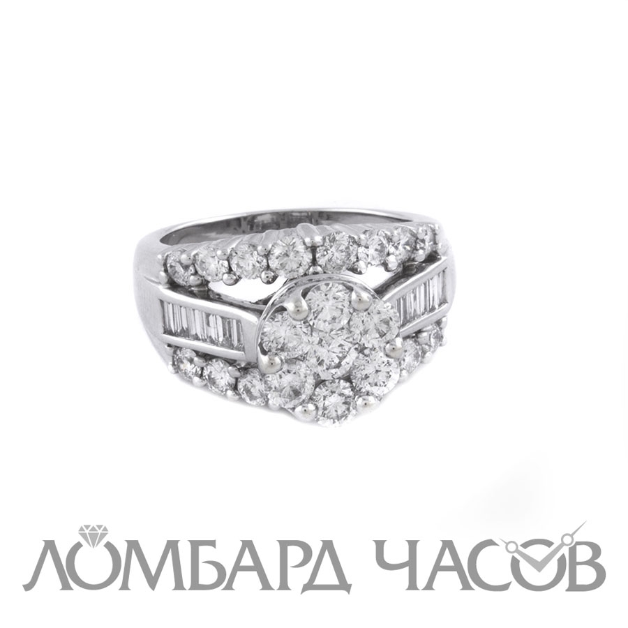 Кольцо No name  с бриллиантами