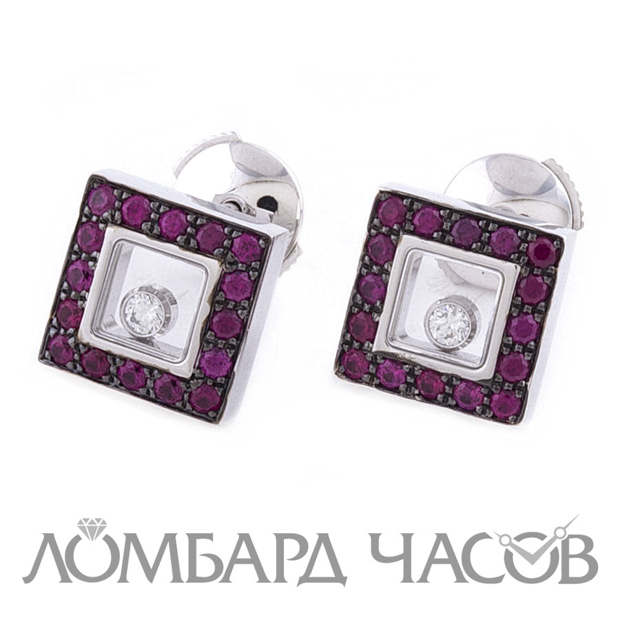 Серьги Chopard Happy Diamonds