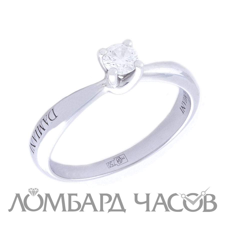 Кольцо Damiani  бриллиантом с 0,2ct