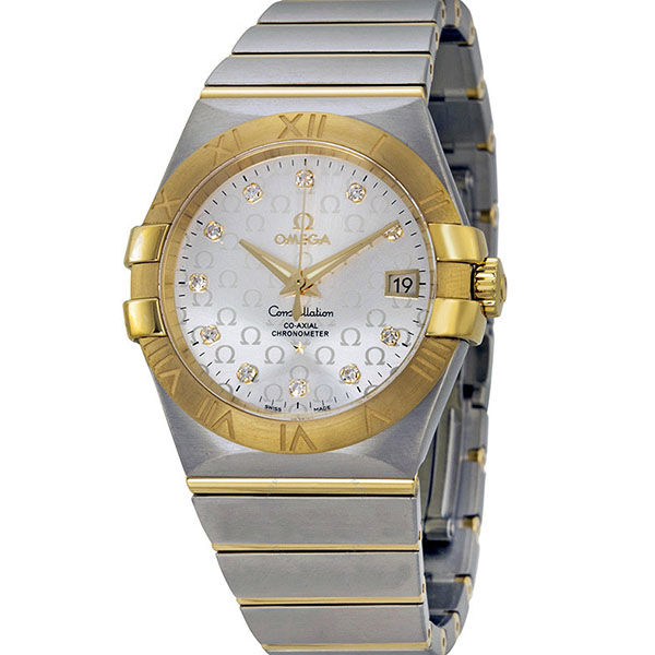 Швейцарские часы Omega Constellation Silver Dial 35 mm