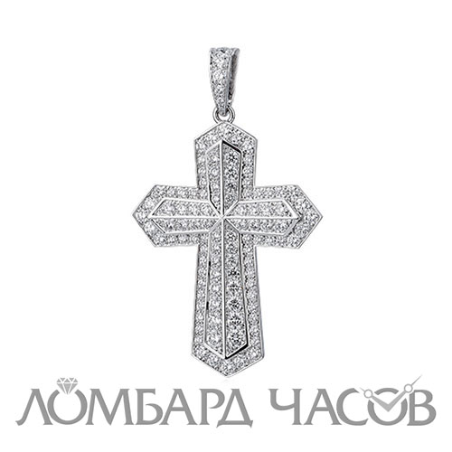 Подвеска Cartier Крест с бриллиантами
