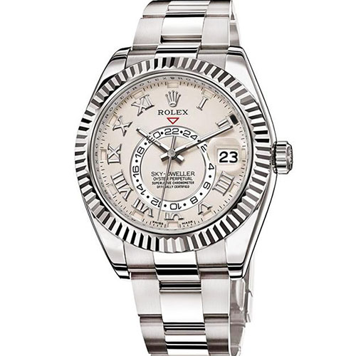 Швейцарские часы Rolex Sky-Dweller White Gold 42mm