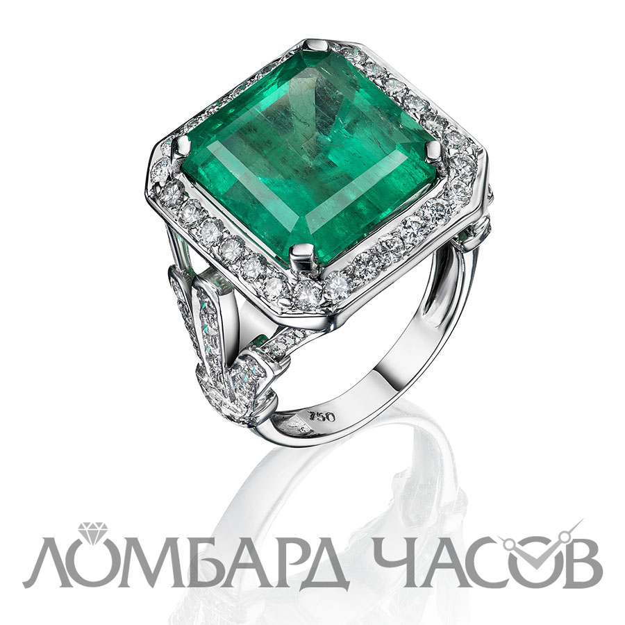 Кольцо No name Колумбийский изумруд 16,20ct