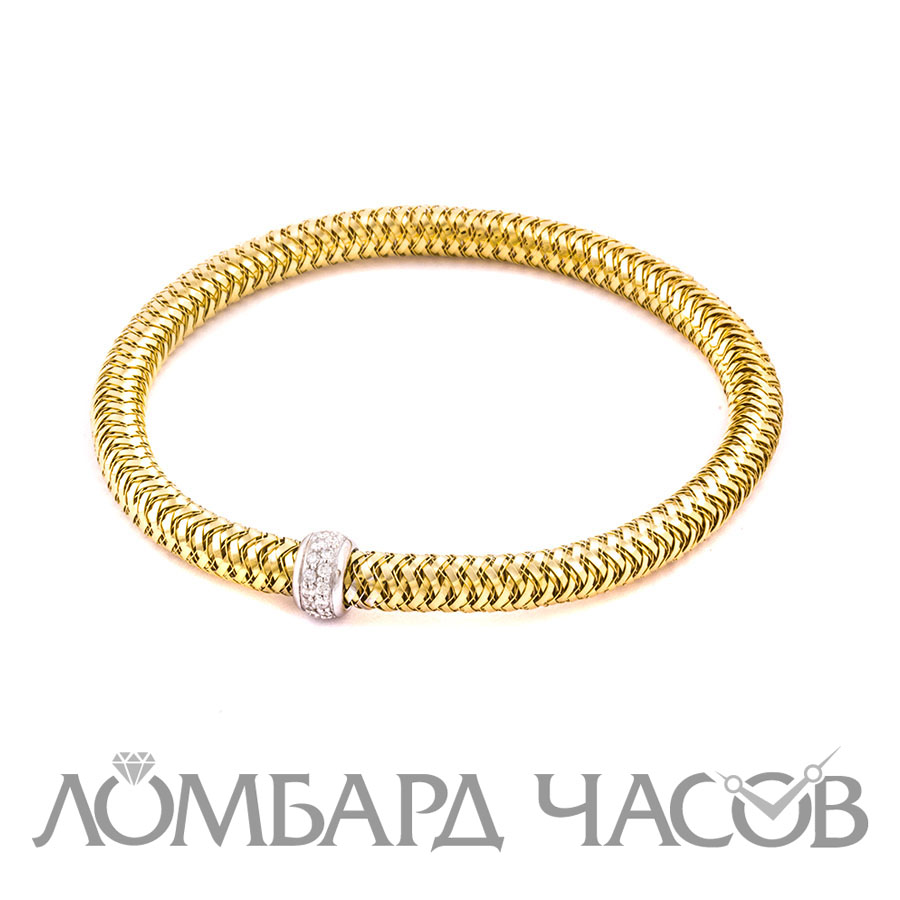 Браслет Roberto Coin FLEXIBLE BANGLE WITH DIAMONDS BRACELET