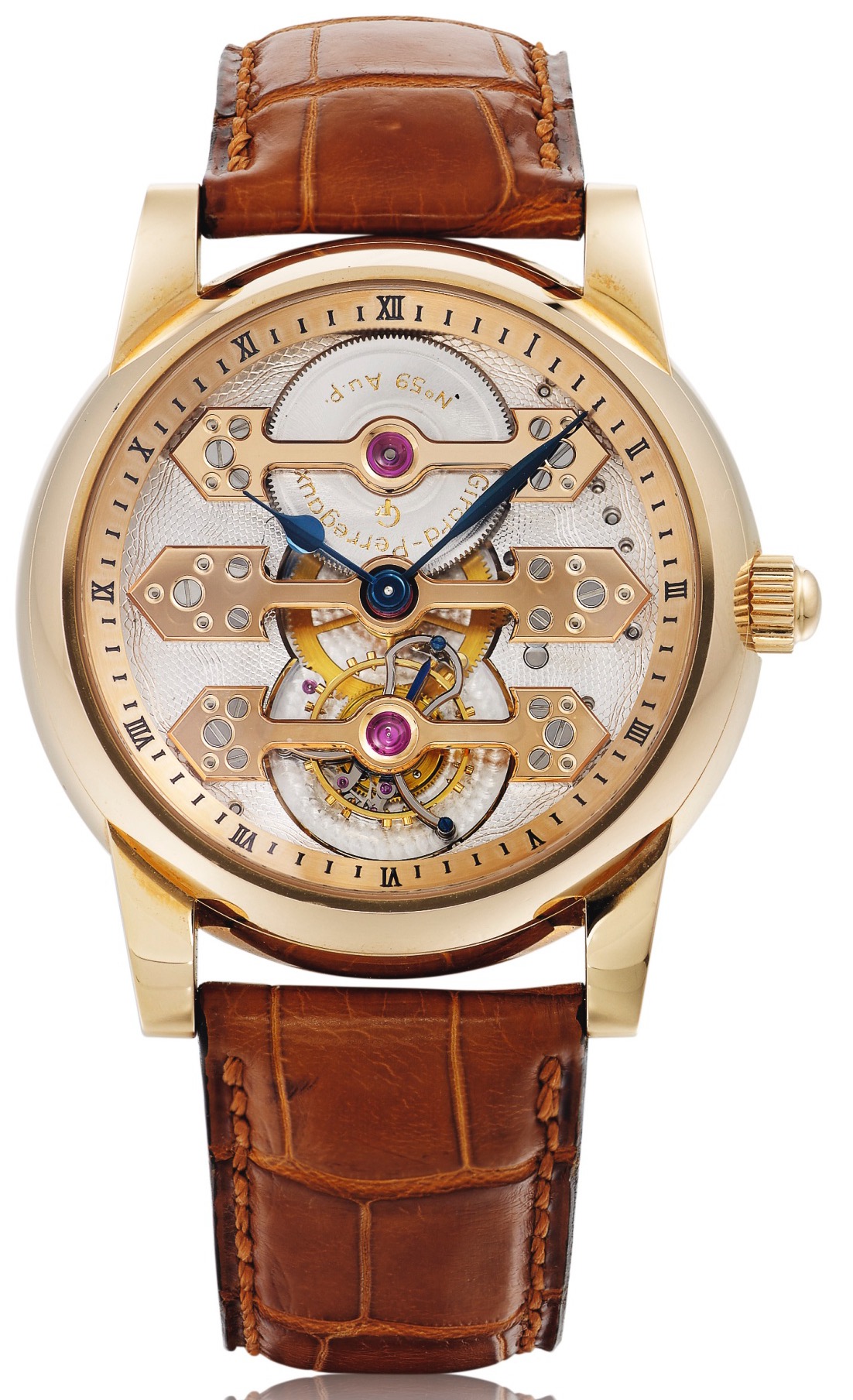 Швейцарские часы Girard-Perregaux Tourbillon sous Trois Ponts d’or