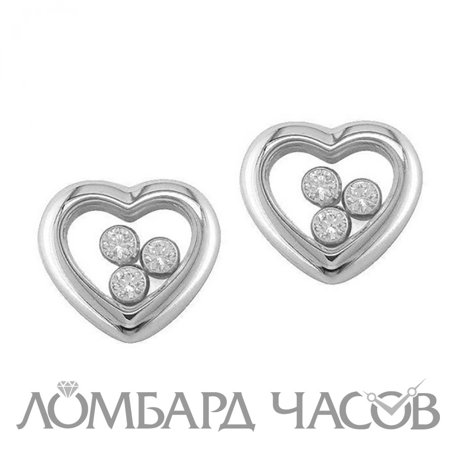 Серьги Chopard  Happy Hearts Earrings