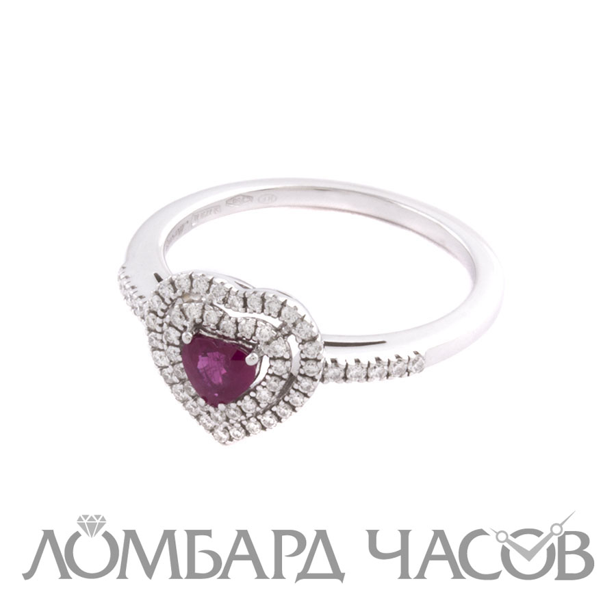 Кольцо Mercury  Heart с бриллиантами