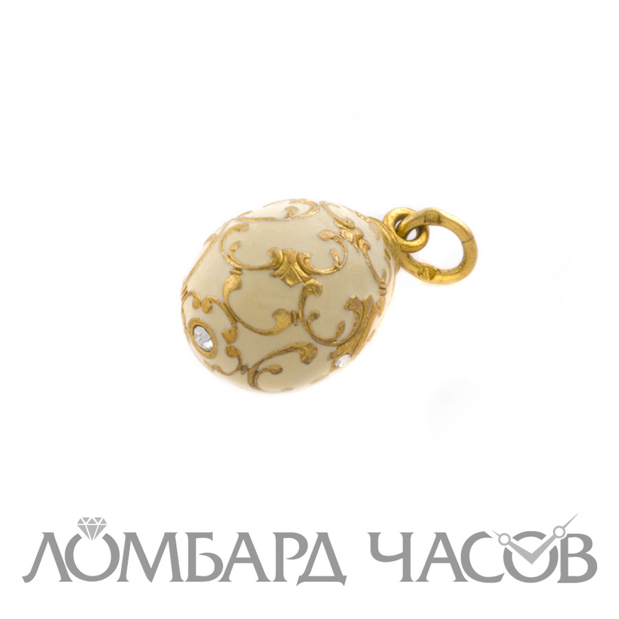 Подвеска No name Кулон- яйцо белое