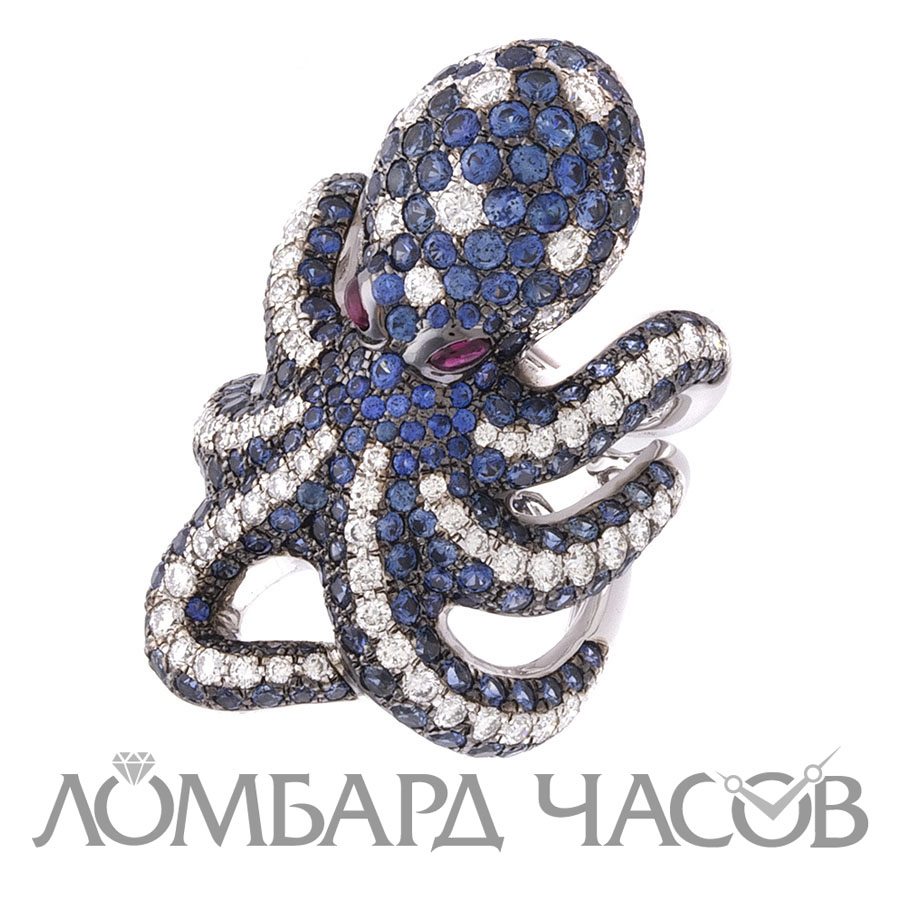 Кольцо Luca Carati  Осьминог