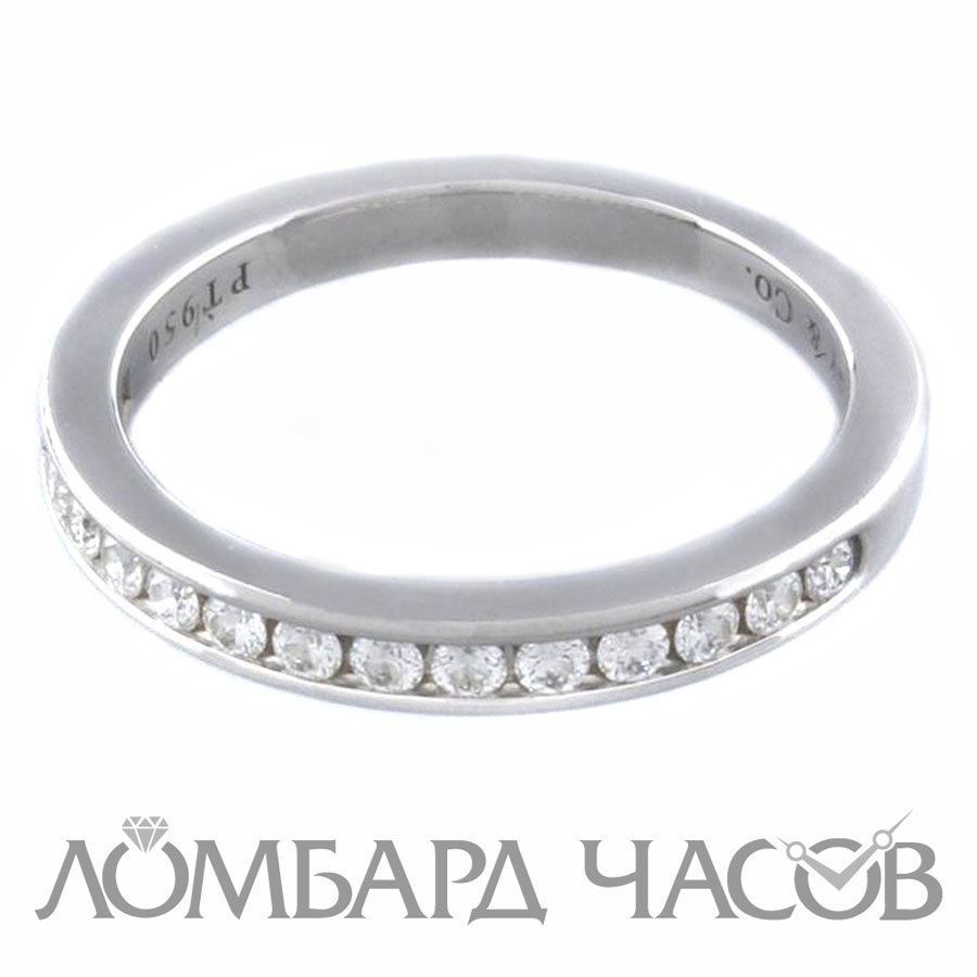 Ювелирное изделие Tiffany & Co  кольцо из 
платины с бриллиантами