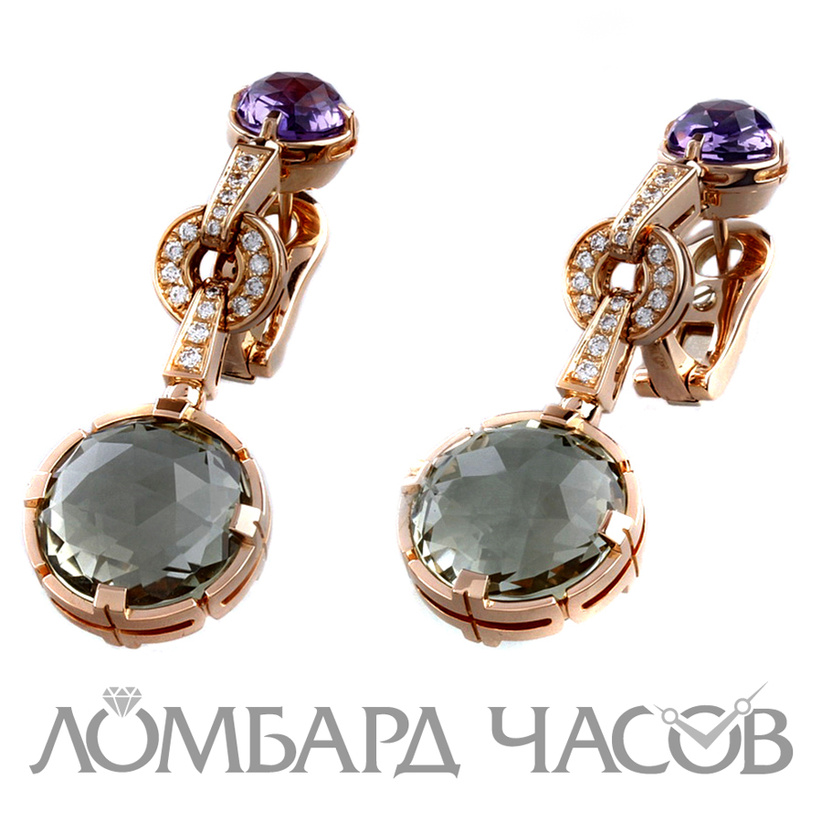 Ювелирное изделие Bvlgari  
18k Rose Gold Parentesi Cocktail Drop Earrings
