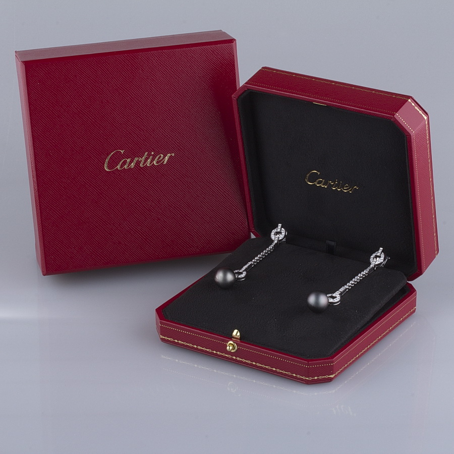 Ювелирное изделие Cartier  
Himalia Tahiti Pearl Gray серьги