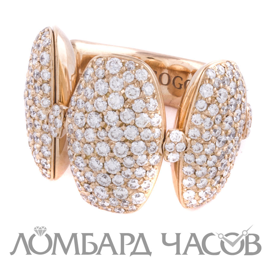 Ювелирное изделие de Grisogono  
Zucchero Large Diamond Gold Flexible Ring