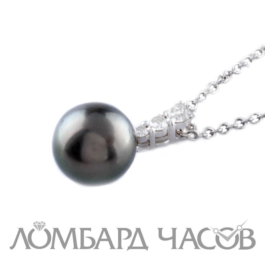Ювелирное изделие Mikimoto  подвеска с 
жемчугом и бриллиантами