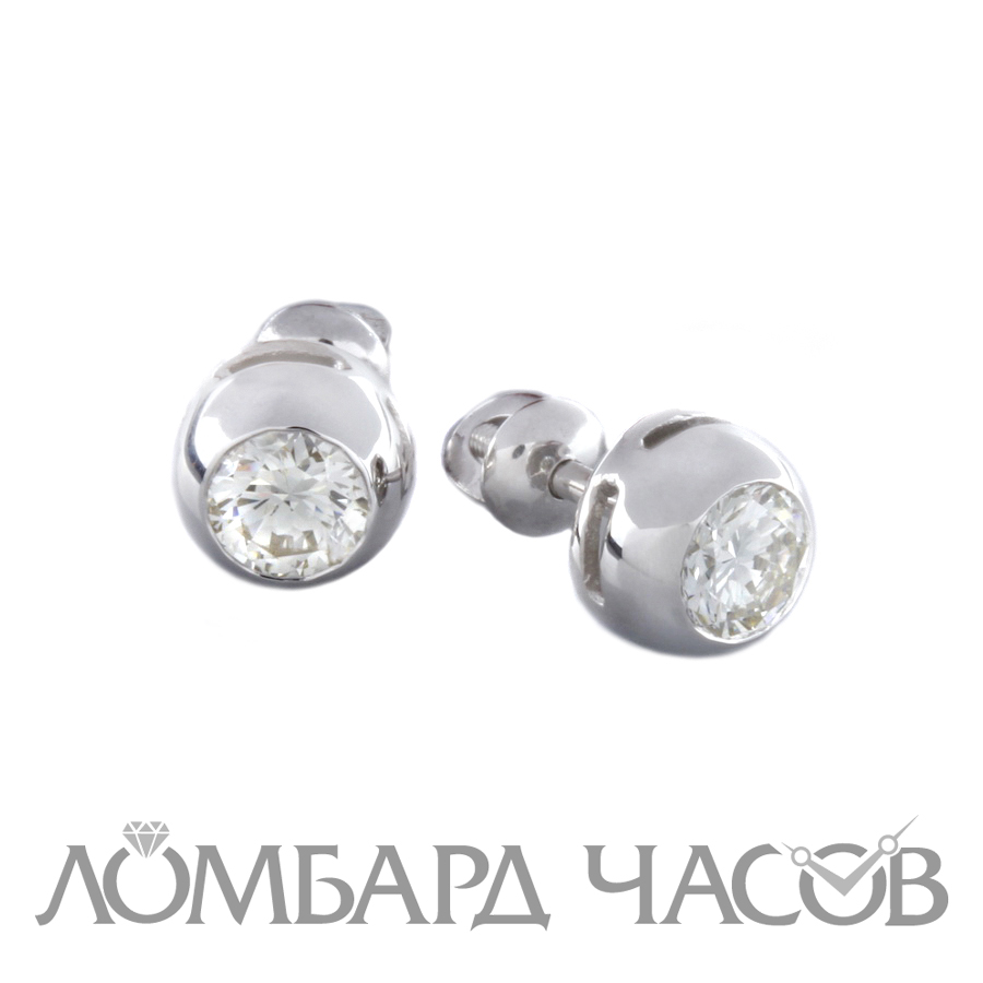 Ювелирное изделие No name Серьги-пусетыпо 0,44ct