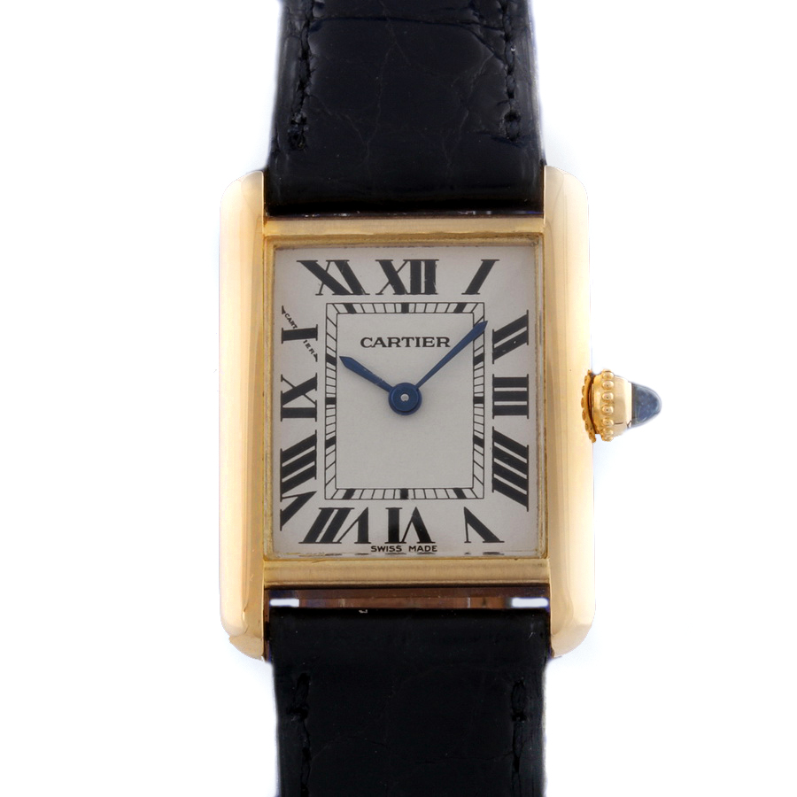 Швейцарские часы Cartier  Tank Solo Small 
Size Yellow Gold