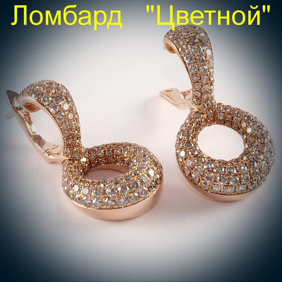 Ювелирное изделие Amanda  серьги с бриллиантами