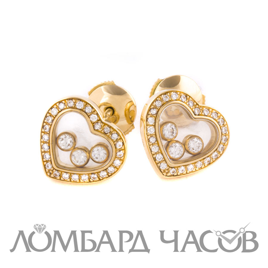 Ювелирное изделие Chopard  Diamond 
Heart Earrings