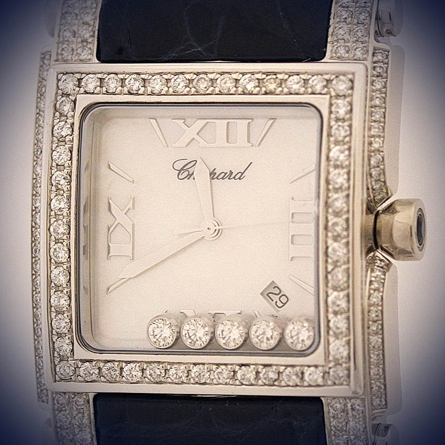 Швейцарские часы Chopard  Happy Sport 
Sguare Gold