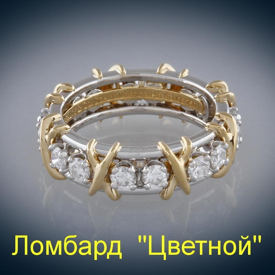 Ювелирное изделие Tiffany & Co  Schumberger кольцо с бриллиантами