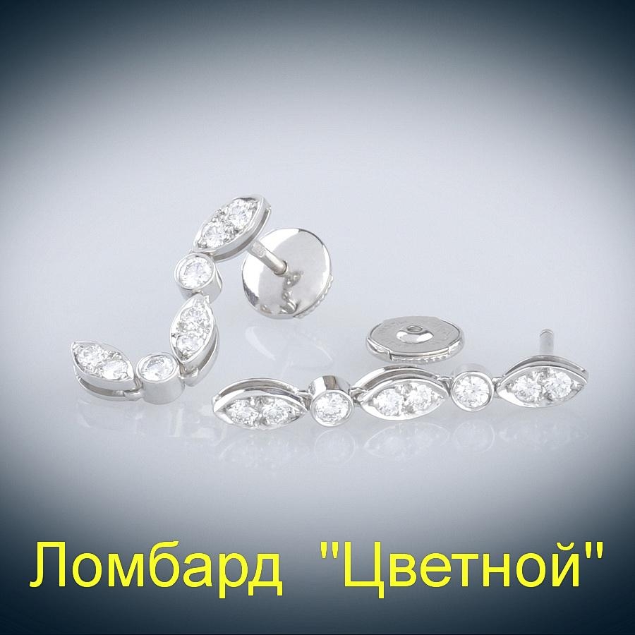 Ювелирное изделие Tiffany & Co  серьги с бриллиантами