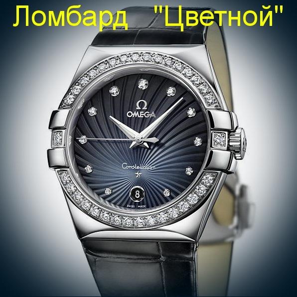 Швейцарские часы Omega  Constellation Lady's with Diamonds 35mm