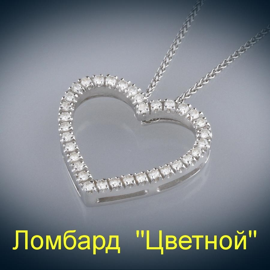 Ювелирное изделие Damiani  подвеска сердце с бриллиантами