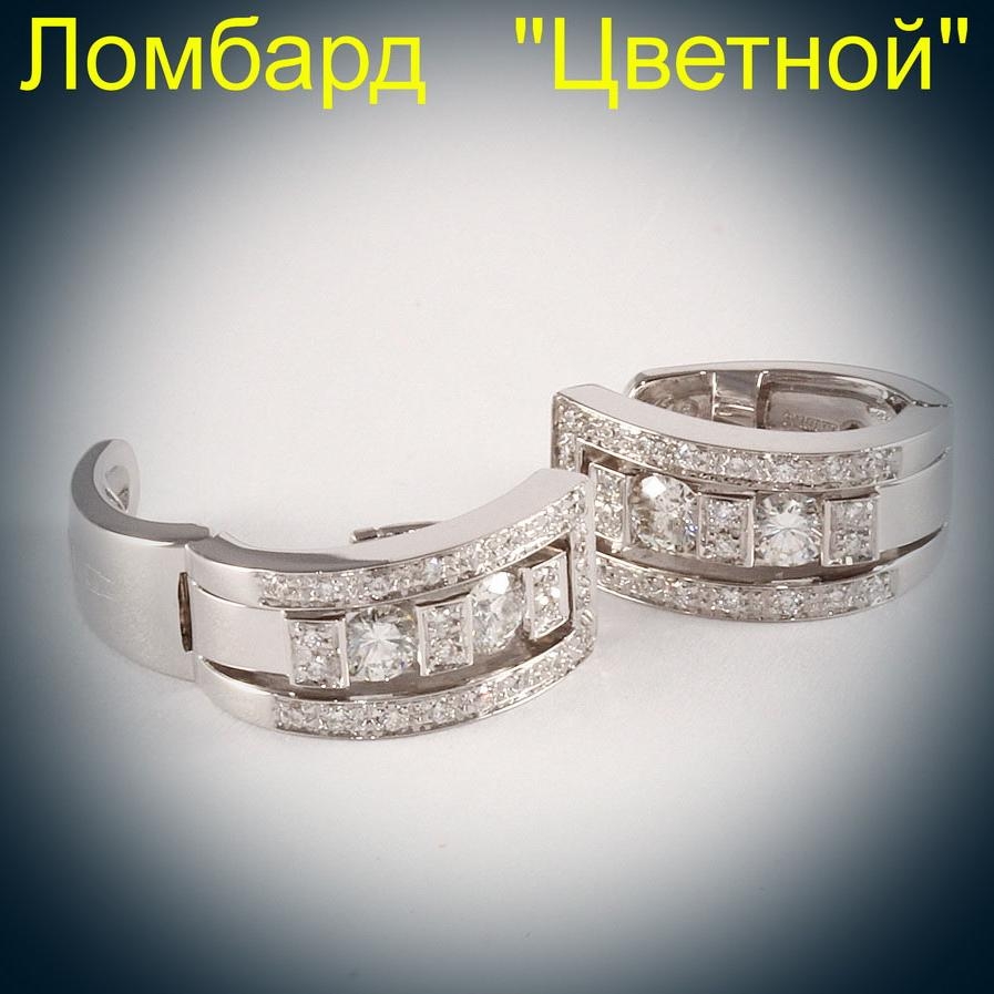 Ювелирное изделие Damiani  "Belle Epoque" серьги с бриллиантами