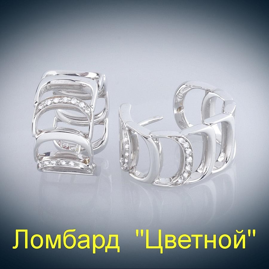 Ювелирное изделие Damiani  серьги с бриллиантами