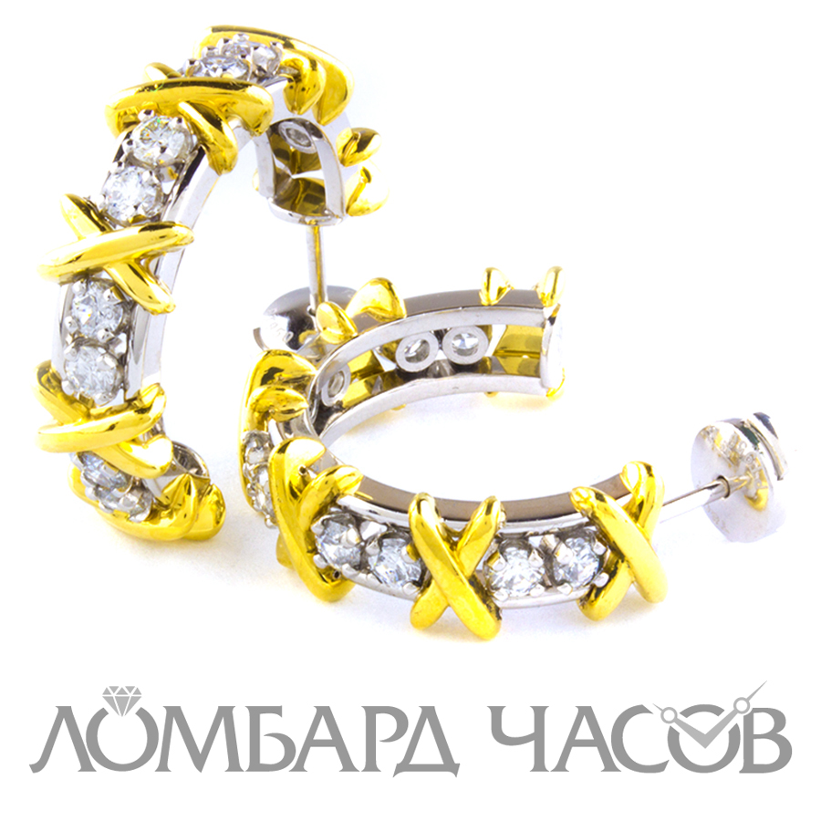 Ювелирное изделие No name Серьги стиль Tiffany&Co