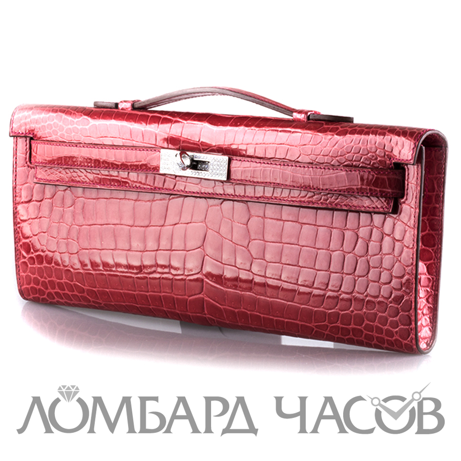 Аксессуар Hermes  Kelly Crocodile 
with White Gold Diamonds