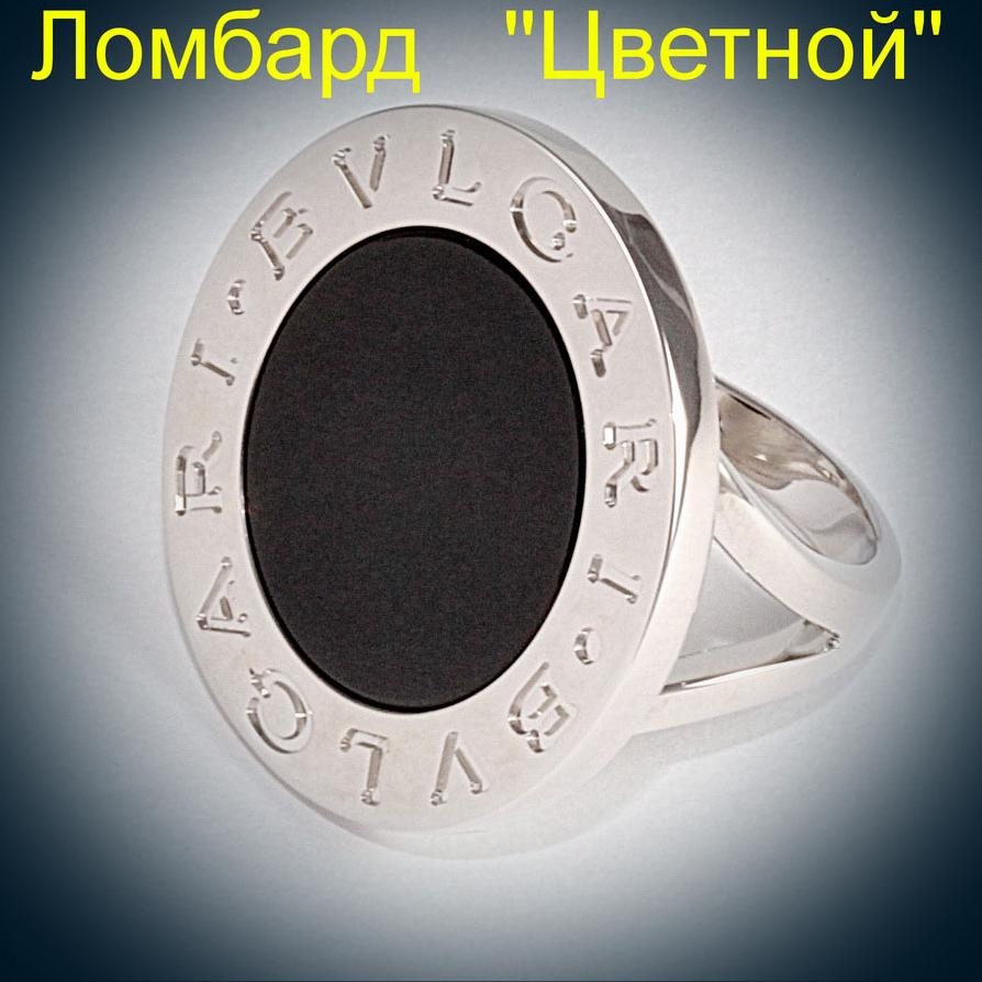 Ювелирное изделие Bvlgari  "B.Zero" кольцо с ониксом