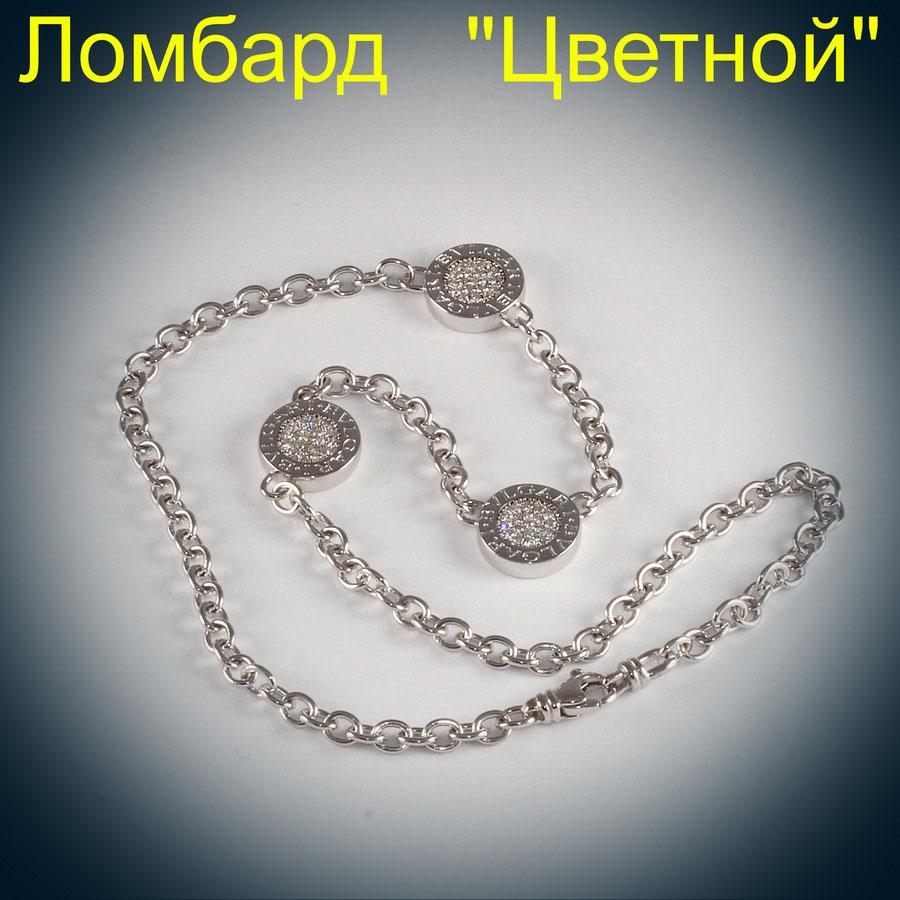 Ювелирное изделие Bvlgari  "Bulgari-Bulgari" колье с бриллиантами и ониксом