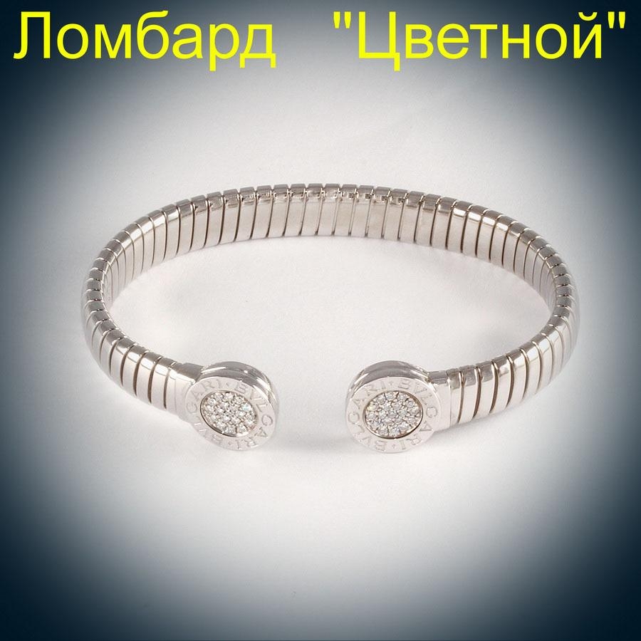 Ювелирное изделие Bvlgari  "Tubogas" браслет с бриллиантами